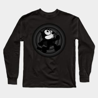 Felix The Cat old movie style Long Sleeve T-Shirt